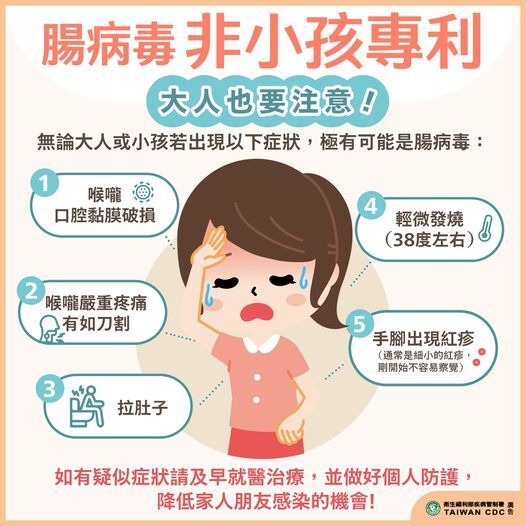 【健康中心】腸病毒來勢洶洶,請提高警覺!圖片